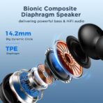 ⁦سماعات اذن سلكية من جوي روم JR-EW02 - ابيض JR-EW02 سماعات اذن سلكية داخل الاذن - ابيض⁩ - الصورة ⁦4⁩