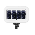 ⁦حلقة إضاءة LED Neepho NP-48 مع سطوع قابل للتعديل ودوران 360 درجة، مثالية للتصوير الفوتوغرافي⁩ - الصورة ⁦2⁩