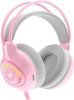 ⁦هيدفون جيمنج سلكية باضاءة RGB - صوت ستيريو 360 درجة - تصميم عملي ومريح للاذن - جيرتيك HG01 SCOUT⁩ - الصورة ⁦2⁩