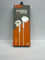 ⁦Handsfree x12 yison سماعات سلكية تحتوي على ميكروفون مدمج للإجابة على المكالمات .⁩ - الصورة ⁦2⁩