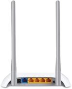 ⁦راوتر لاسلكي N - جهاز اكسس بوينت موديل TL-WR840N بسرعة 300 ميجابت-الثانية، من TP-لينك، ثنائي النطاق، متعدد الألوان⁩ - الصورة ⁦4⁩