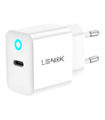 شاحن من لينوك بتقنية USB، متوافق مع الهواتف الخلوية، بمنفذ واحد، 20 واط للشحن السريع