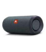 مكبر صوت بلوتوث محمول فليب اسنشيال 2 مع بطارية قابلة لاعادة الشحن من جيه بي ال، مقاوم للماء بدرجة IPX7، مدة تشغيل البطارية 10 ساعات، JBLFLIPES2، أسود فاتح ورمادي غامق