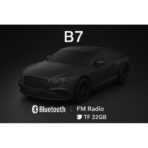 ⁦kisonli speaker مكبر صوت بلوتوث محمول B7-8| صوت ديناميكي عالي الجودة وصوت جهوري عالي وقناة ستيريو - اسود⁩ - الصورة ⁦3⁩