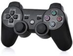 ⁦ZERO وحدة تحكم لاسلكية ps3 Dual Shock zero وحدة تحكم لاسلكية دوال شوك 3 - متوافقة مع 1 و2 و3 - تمنحك تقنية الاهتزاز الواقعية شعورًا حقيقيًا داخل اللعبة واستشعار دقيق للحركة - اسود⁩ - الصورة ⁦2⁩