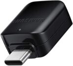 ⁦موصل سامسونج او تي جي من النوع C الى USB، للفلاش والكيبورد والماوس والهارد، ينقل الملفات بسرعة متوافق مع الموبايل واللاب توب والكمبيوتر والاجهزة الاخرى اسود⁩ - الصورة ⁦2⁩