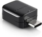 ⁦موصل سامسونج او تي جي من النوع C الى USB، للفلاش والكيبورد والماوس والهارد، ينقل الملفات بسرعة متوافق مع الموبايل واللاب توب والكمبيوتر والاجهزة الاخرى اسود⁩ - الصورة ⁦3⁩