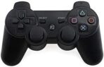 ⁦ZERO وحدة تحكم لاسلكية ps3 Dual Shock zero وحدة تحكم لاسلكية دوال شوك 3 - متوافقة مع 1 و2 و3 - تمنحك تقنية الاهتزاز الواقعية شعورًا حقيقيًا داخل اللعبة واستشعار دقيق للحركة - اسود⁩ - الصورة ⁦4⁩