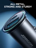 ⁦شاحن JR-CCN16 Mini QC+PD 15 وات شحن سريع أثناء التنقل لشحن الأجهزة الذكية بسرعة وأمان- أسود⁩ - الصورة ⁦2⁩