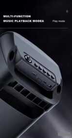 ⁦مسرح منزلي مكبر صوت بلوتوث JL-4433 اسود 1.5 ساعة تشغيل قوي بارتي بوست مزود بمنفذ USB وTF ومدخل ميكروفون RGB⁩ - الصورة ⁦2⁩