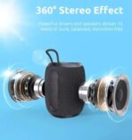 ⁦اكس-سكوت - (XS-607) مكبر صوت هايبر محمول للاستخدام الخارجي مع صوت جهوري فائق وضوء ملون - اسود وبرتقالي⁩ - الصورة ⁦4⁩