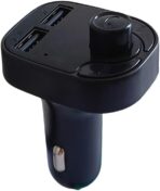 ⁦شاحن سيارة مزدوج 2.1 امبير مع مشغل MP3 ومنفذين USB (استمتع بالموسيقى أثناء الشحن) AK-1⁩ - الصورة ⁦4⁩