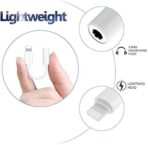 ⁦كونفرت محول لايتنينج لابل الى جاك 3.5 ملم، محول سماعة اذن لايفون.⁩ - الصورة ⁦3⁩