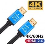 ⁦كابل HDMI بطول 5 متر، بدقة الترا اتش دي 4 كيه، عالي السرعة من HDMI إلى HDMI، كابل فيديو وصوت متوافق مع شاشات HDTV⁩ - الصورة ⁦3⁩