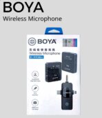 ⁦ميكروفون لاسلكي مزدوج من بويا BY-MW3MAX يعمل بتقنية UHF يتميز بجودة صوت عالية، نطاق عمل واسع، وتصميم مضغوط وسهل الاستخدام، مما يجعله مثاليًا للتصوير الخارجي، البث المباشر، مقابلات الفيديو، وحتى العروض المسرحية الصغيرة.⁩ - الصورة ⁦2⁩