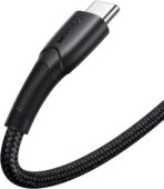 ⁦كابل بيانات للشحن السريع من جوي روم سلسلة ستاري، نوع سي إلى لايتنينج، 30 وات، بطول 1 متر - بلون أسود، موديل Sa32 - Cl3⁩ - الصورة ⁦7⁩