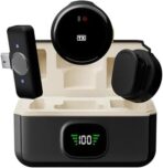 ⁦Pd Magnatic micميكروفون لافالير لاسلكي بي دي مغناطيسي 2.4 جيجا من ميرف - أسود⁩ - الصورة ⁦7⁩