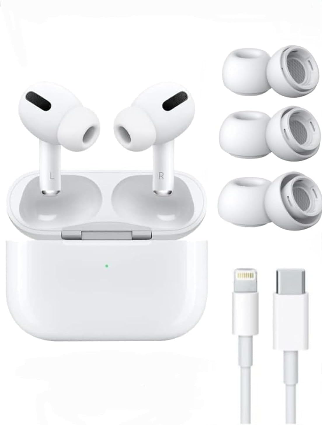 51HNaM5+viL._AC_SL1500_ سماعات أذن لاسلكية (برو الجيل الثاني) بلوتوث لأجهزة اندرويد/اي او اس مع تحكم باللمس وخاصية إلغاء الضوضاء وعلبة شحن - الصورة 1