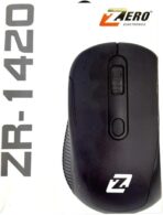 ⁦ماوس لاسلكي ZR-1420 من زيرو 1000 نقطة في البوصة - أسود .⁩ - الصورة ⁦2⁩