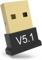 محول بلوتوث 5.1 دونغل V5.1 USB محول بلوتوث لاسلكي صغير دونجل V5.1 USB محول بلوتوث لاسلكي صغير، جهاز إرسال واستقبال لاسلكي صغير