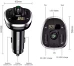 ⁦جهاز إرسال FM بتقنية البلوتوث من Yesido Y39، منفذي USB 3A، مع بطاقة ذاكرة TF⁩ - الصورة ⁦8⁩