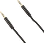 كابل صوت إضافي ذكر إلي ذكر من COVO، بمقاس 3.5 ملم - لون أسود، موديلCOVO C8