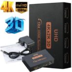 ⁦موزع بمنفذ HDMI 1.4 V1.4 الترا اتش دي، 4 اتجاهات، بدقة فائقة الدقة اتش دي سي بي 4K/2K، موزع 1x4 HDMI⁩ - الصورة ⁦6⁩