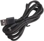 ⁦لوحة ماوس ألعاب WT-5 بإضاءة ار جي بي مقاس 80 × 30 سم بحواف مخيطة ممتدة مع 12 وضع إضاءة وكابل مضفر مقاومة للماء بقاعدة مطاطية مضادة للانزلاق جي ام اس - مقاس L⁩ - الصورة ⁦3⁩