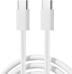 كابل بيانات مضفر من جوي روم S-A45 سلسلة بن 60 واط للشحن السريع النوع سي الى نوع طول 1 متر ابيض لهاتف ذكي