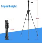 ⁦حامل ثلاثي القوائم قابل للتمدد NP8830 مع جهاز تحكم عن بعد لكاميرا السيلفي المباشرة في الهواء الطلق من نيفو، حامل لكاميرا دي اس ال ار⁩ - الصورة ⁦3⁩