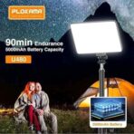 ⁦مصباح LED للتصوير الفوتوغرافي U480 من بلوكاما، 20 واط، 2700-5700 كلفن، امالة 270 درجة، 5000mAh قابلة لاعادة الشحن⁩ - الصورة ⁦3⁩