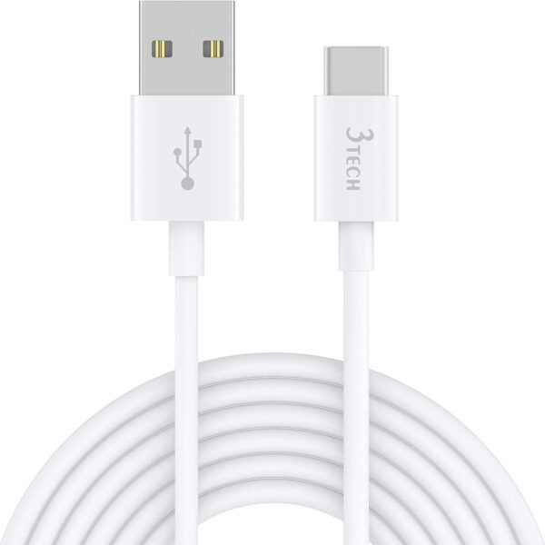 كابل C. USB من ثري تك- لون ابيض، TTl201