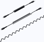 ⁦كابل بيانات للشحن السريع للسيارة SA38-CL3 من سلسلة ايزي ترافل جوي رووم 30 واط ملفوف نوع سي إلى لايتنينج بطول 1.5 متر أسود⁩ - الصورة ⁦4⁩