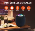 ⁦اكس-سكوت - (XS-607) مكبر صوت هايبر محمول للاستخدام الخارجي مع صوت جهوري فائق وضوء ملون - اسود وبرتقالي⁩ - الصورة ⁦6⁩