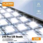 ⁦مصباح LED للتصوير الفوتوغرافي U480 من بلوكاما، 20 واط، 2700-5700 كلفن، امالة 270 درجة، 5000mAh قابلة لاعادة الشحن⁩ - الصورة ⁦6⁩