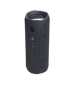 ⁦مكبر صوت بلوتوث محمول فليب اسنشيال 2 مع بطارية قابلة لاعادة الشحن من جيه بي ال، مقاوم للماء بدرجة IPX7، مدة تشغيل البطارية 10 ساعات، JBLFLIPES2، أسود فاتح ورمادي غامق⁩ - الصورة ⁦2⁩