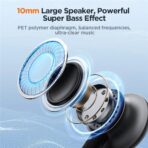 ⁦سماعات أذن سلكية معدنية JR-EW03 من جوي روم،  ميكروفون عالي الحساسية، تجربة مكالمات عالية الوضوح، متعدد الاستخدامات للكاريوكي-الألعاب-البث المباشر -رمادي غامق .⁩ - الصورة ⁦3⁩