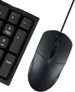 ماوس زيرو كومفورت بسلك USB من زيرو كومفورت، 3 ازرار، 1000 نقطة لكل بوصة، توصيل وتشغيل عالي الاداء للكمبيوتر المكتبي واللاب توب ويندوز/ ماك (ZR 180، داكن)