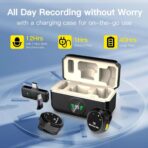 ⁦Pd Magnatic micميكروفون لافالير لاسلكي بي دي مغناطيسي 2.4 جيجا من ميرف - أسود⁩ - الصورة ⁦8⁩