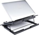 ⁦مروحة لابتوب صامته FN-01 بزاوية متغيرة مروحة صامتة 14 سم مع USB هاب للألعاب والمكتب مقاس حتى 17 بوصة-اسود⁩ - الصورة ⁦4⁩