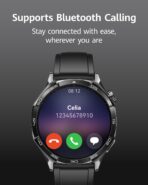 ⁦ساعة هواوي الذكية GT 5، مقاس 46 مم، شاشة AMOLED، بلوتوث، مقاومة للماء، سوار من الفلوروالاستومر الأسود، VLI-B19 .⁩ - الصورة ⁦8⁩