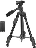 حامل ثلاثي القوائم للتصوير الفوتوغرافي نيفو NP-3180 ، حامل أرضي لكاميرا دي اس ال ار بارتفاع 1.36 متر لسطح المكتب - لون أسود