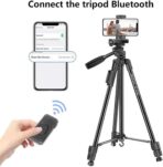 ⁦حامل ثلاثي القوائم للتصوير الفوتوغرافي نيفو NP-3180 ، حامل أرضي لكاميرا دي اس ال ار بارتفاع 1.36 متر لسطح المكتب - لون أسود⁩ - الصورة ⁦4⁩