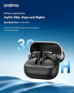 ⁦سماعات أذن سبيس بادز نيو بلس بريميوم OTW-323P بصوت جريء لأنماط الحياة النشطة - أسود⁩ - الصورة ⁦4⁩