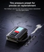 ⁦مضخة نفخ VC04 لاسلكية متعددة الوظائف 4000 مللي امبير في الساعة من يسيدو، 10.34 بار⁩ - الصورة ⁦5⁩