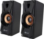 سماعات كمبيوتر بقناة صوت 2.0 مع مدخل USB بجهد 5 فولت و3.5 ملم - طاقة 6 وات وصوت نقي، سماعات بتصميم أنيق، U-9003