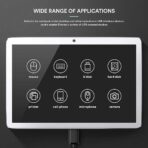 ⁦محول موزع USB 3.0 بـ4 منافذ - بيانات فائق النحافة مع كيبل ممتد بطول 1.2 متر ومؤشر LED متوافق ماك بوك ميني ايباد الكمبيوتر PS4 PS5، ذاكرة فلاش، هارد ديسك المحمول، أسود⁩ - الصورة ⁦4⁩