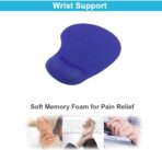 ⁦قاعدة ماوس تاتش مي مع مسند جل للمعصم، من اذر متعدد الألوان⁩ - الصورة ⁦3⁩