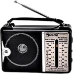 راديو غون كلاسيك (اربع موجات) كولون : (أسود فضي - 606-rx)