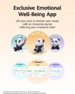 ⁦ساعة هواوي الذكية GT 5، مقاس 46 مم، شاشة AMOLED، بلوتوث، مقاومة للماء، سوار من الفلوروالاستومر الأسود، VLI-B19 .⁩ - الصورة ⁦7⁩